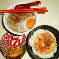 国語算数理科社会's cooksnap of when they made どん兵衛の天ぷらで丼「天ぷらそばセット」.