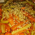 生まれは蜂蜜's cooksnap of when they made 大根消費。大根皮のきんぴら.