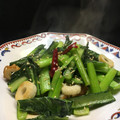 ベーン's cooksnap of when they made 小松菜とちくわの中華風炒め物.