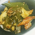 ✩cheeco✩'s cooksnap of when they made 茎わかめとちくわのきんぴら.