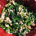 ぐうたら主婦みん's cooksnap of when they made 【簡単】ほうれん草とシーチキンの和え物.