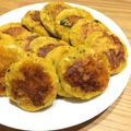 shanti0416's cooksnap of when they made カボチャとおからのおやき.