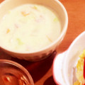 もちもちもちまる's cooksnap of when they made 白菜とジャガイモのとろ～り豆乳スープ.