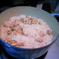 ナオケンママ's cooksnap of when they made ルクルーゼであさりの炊き込みご飯.