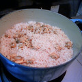 ナオケンママ's cooksnap of when they made ルクルーゼであさりの炊き込みご飯.
