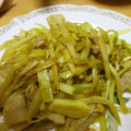 ソンくん's cooksnap of when they made 大根の皮と豚肉のカレー炒め.