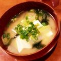 もちもちもちまる's cooksnap of when they made 基本のみそ汁☆豆腐とわかめ.