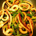 らぼりーな's cooksnap of when they made いかとピーマンのうまいうまい炒め♡.