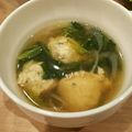 もか75's cooksnap of when they made ＊梅しそ豆腐団子の満腹ヘルシースープ＊.
