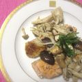 朝まと's cooksnap of when they made 鮭のきのこソース　ポン酢がけ.