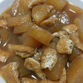たぬとん's cooksnap of when they made すき焼きの残り汁で大根と油揚げの煮物.