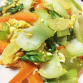 わんこデラックス's cooksnap of when they made 簡単おかず♡青梗菜の卵炒め.