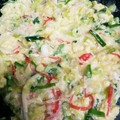 クック26352G☆'s cooksnap of when they made かに玉風　かにかまとねぎのふわふわ卵とじ.