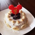 Hitomin☆'s cooksnap of when they made 1歳のバースデーケーキ♡誕生日プレートに.