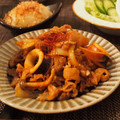 omm0430's cooksnap of when they made イカと豚肉のプルコギ 오삼불고기.