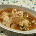メープルほあ's cooksnap of when they made 簡単！　焼き豆腐　ねぎ　鶏ひき肉の　旨煮.