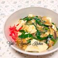 YUH♡ママ's cooksnap of when they made 肉不要！ツナ入りピリ辛にら豆腐.