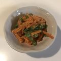 ドナルダ's cooksnap of when they made 人参とピーマンのたらこ和え.