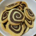 Megmi342's cooksnap of when they made しっとり抹茶のうずまきクッキー.