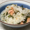 yummy?'s cooksnap of when they made 【炊飯器で！】鮭とせりのおこわ.