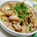 やまうさ's cooksnap of when they made 鶏せせりとにんにくのお酢煮！.