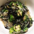 彪とら's cooksnap of when they made ☆オクラ・ひじき・糸コンの和風和え☆.