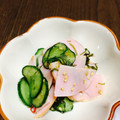 ☆makico☆'s cooksnap of when they made ■ハムときゅうりの酢の物・おおば風味■.