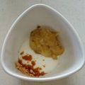 hr_7100's cooksnap of when they made きな粉バナナヨーグルト♪離乳食・初期～.