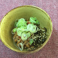 おはなすき's cooksnap of when they made おつまみに♪納豆と高菜の和え物.