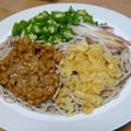 はるや母's cooksnap of when they made 冷やし納豆たぬきサラダそば★.
