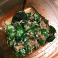 料理の女神's cooksnap of when they made あと一品★彩に！ツナオクラ.