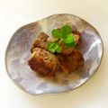 みそゆうき's cooksnap of when they made 焼肉のタレで簡単。肉巻き高野豆腐.