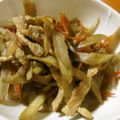 低カロ探検隊's cooksnap of when they made 豚肉で簡単！ご飯にあう甘辛味の肉ごぼう♥.