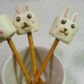 はるこよ's cooksnap of when they made バレンタインに♪クマさんスティック.