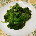 ぱりすずめ's cooksnap of when they made 菜の花のからしあえ.