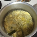 クックC7QOEU☆'s cooksnap of when they made 豚しゃぶ鍋の残りお汁de★簡単★卵スープ.