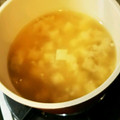 HITOMIでつ's cooksnap of when they made 【本だし使用】えのきと豆腐のお味噌汁.