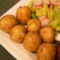 クックC7L7CL☆'s cooksnap of when they made 一口じゃが芋のカリッとハーブ揚げ.