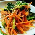 ぱぴぷぺぽち's cooksnap of when they made たっぷり人参のピーナッツバター和え☆.