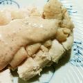 nagatodo's cooksnap of when they made 柔らか～な♪酒蒸し鶏　胡麻味噌マヨ～♥.