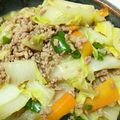 ＊たっつー＊'s cooksnap of when they made 【簡単】豚ひき肉と白菜の辛味噌炒め.