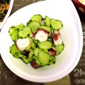 みじんこEX's cooksnap of when they made 簡単副菜！きゅうりとタコのこまごま酢の物.