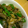 ぽんぷー's cooksnap of when they made こく旨★我が家の焼肉丼.