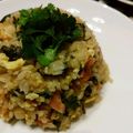 Akosua's cooksnap of when they made 挑戦してみて！パクチー炒飯.