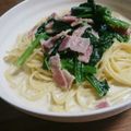 ゆずくまー's cooksnap of when they made カルボナーラのスープパスタ.