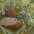 らっこっこ♪'s cooksnap of when they made 野菜とウインナーのコンソメスープ.
