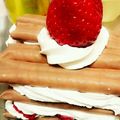 みるくもんじゃ's cooksnap of when they made ルマンドで作るミルフィーユの作り方.