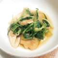 りゅーaqua's cooksnap of when they made 蕪のつまみ菜と油揚げの煮物.