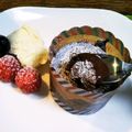 ☆ぱくち☆'s cooksnap of when they made 簡単とろとろ濃厚フォンダンショコラ♡.