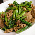 くまんぼう's cooksnap of when they made 小松菜と豚肉のとろみ炒め.